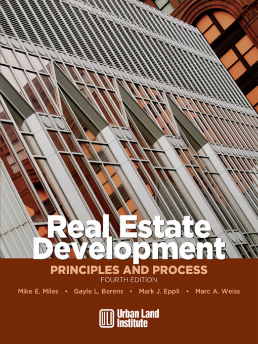 Title details for Real Estate Development-- by Mike E. Miles - Available